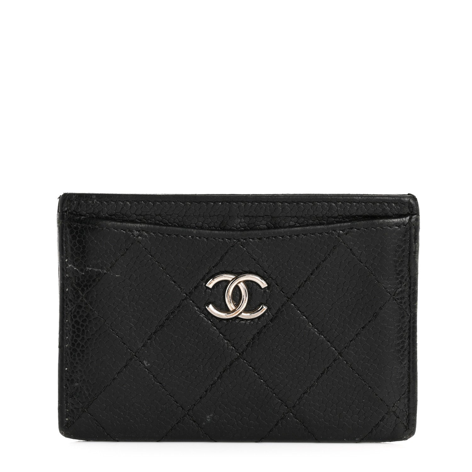 Chanel Caviar Quilted Card Holder Black 1 of 14