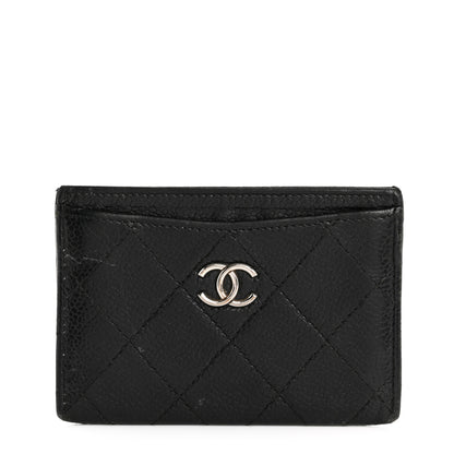 Chanel Caviar Quilted Card Holder Black 1 of 14