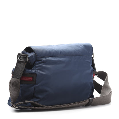 Dolce & Gabbana Nylon Messenger Bag Blue Multicolor 3 of 11