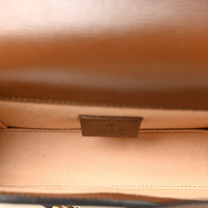 Gucci GG Supreme Monogram Mini Horsebit 1955 Shoulder Bag Beige Brown Sugar 5 of 10