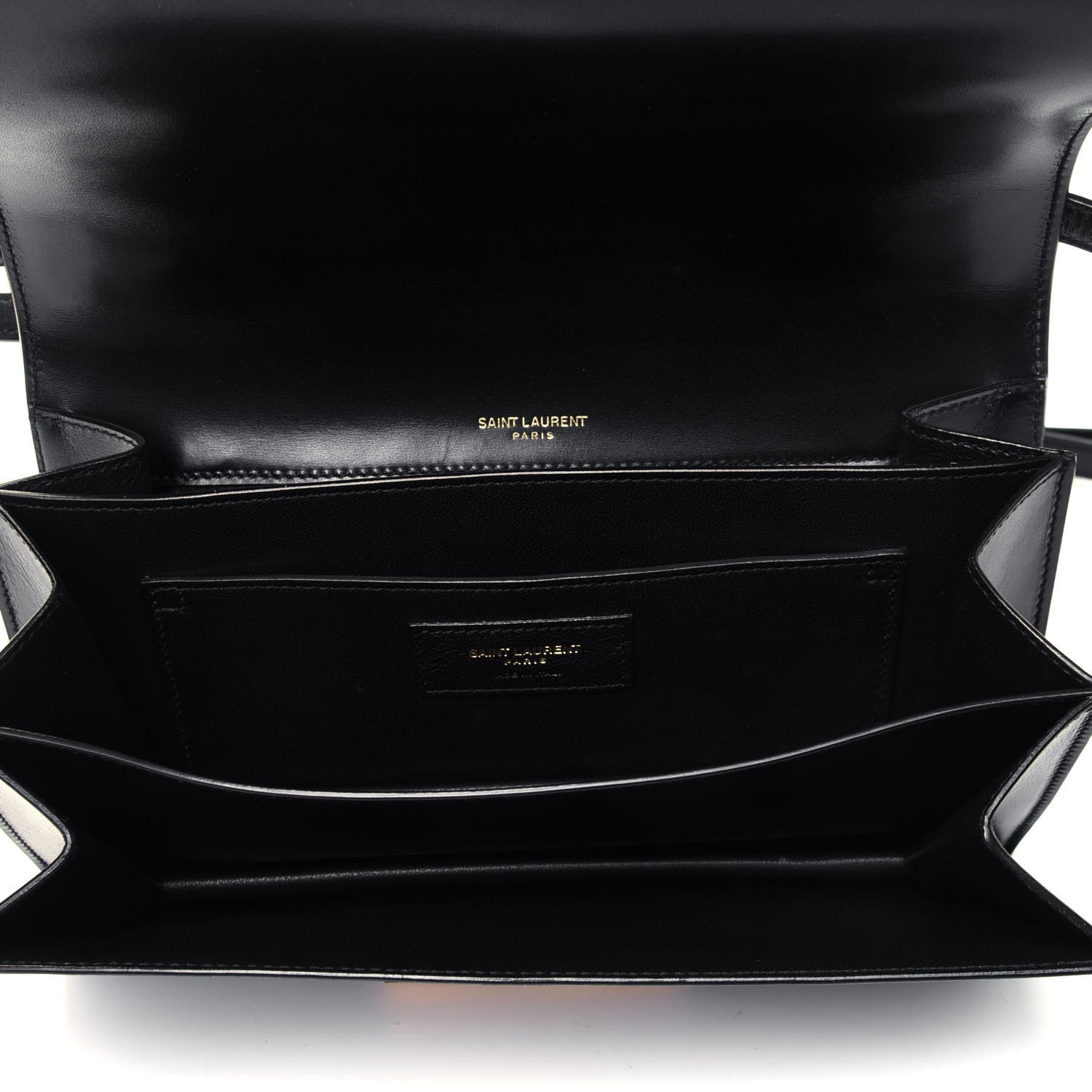 Saint Laurent Smooth Calfskin Medium Domino Shoulder Bag Black 4 of 4