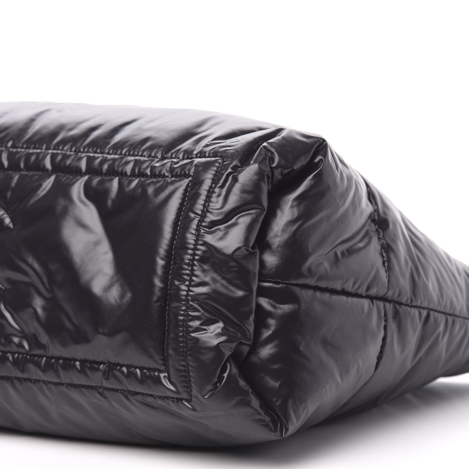 Chanel Nylon Quilted Medium Coco Cocoon Reversible Tote Black 9 of 9