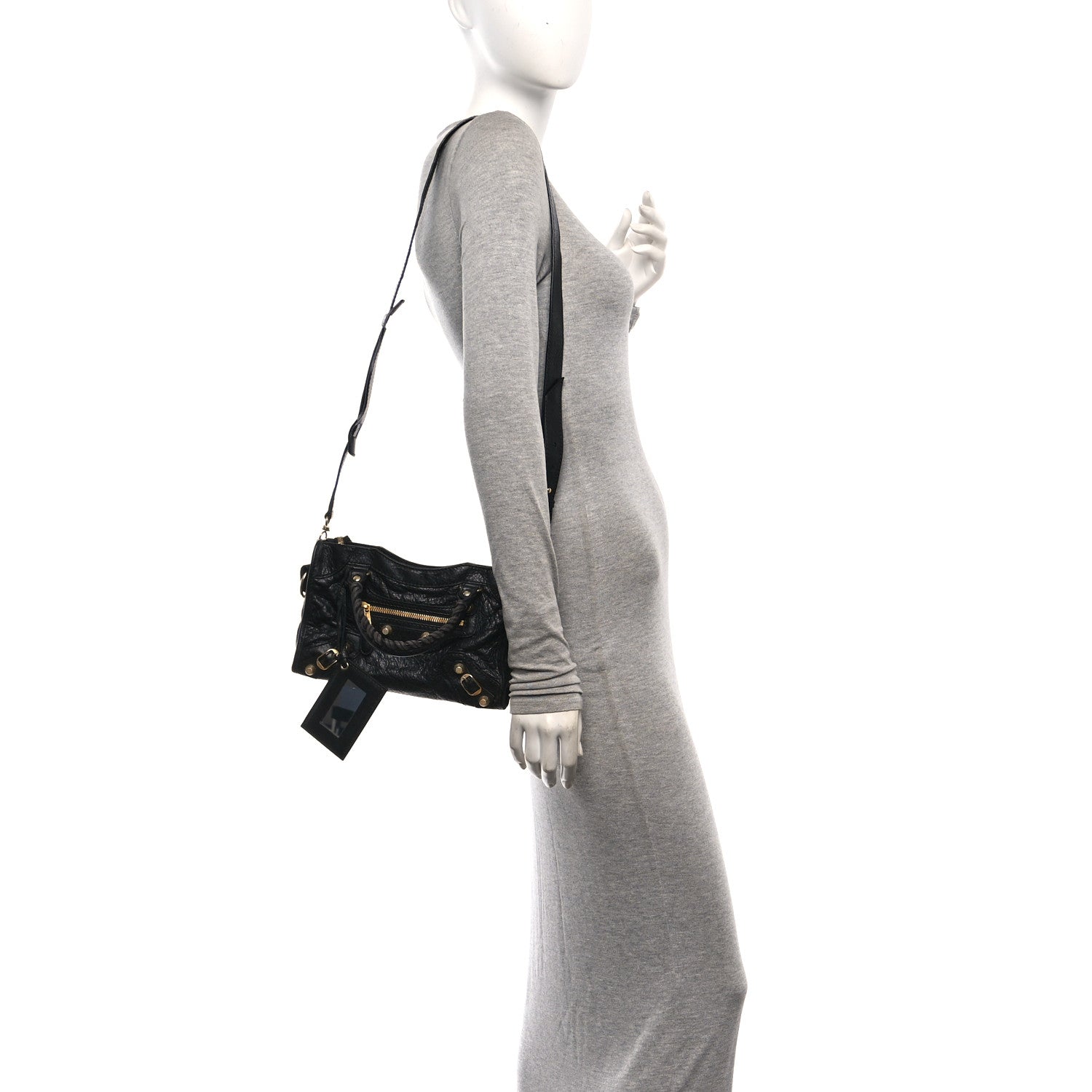 Balenciaga Agneau Giant 12 Gold Hardware Mini City Black 2 of 11