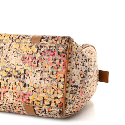 Fendi Zucchino Vitello Floral Forever Boston Pesca Giallo Saddler 9 of 9