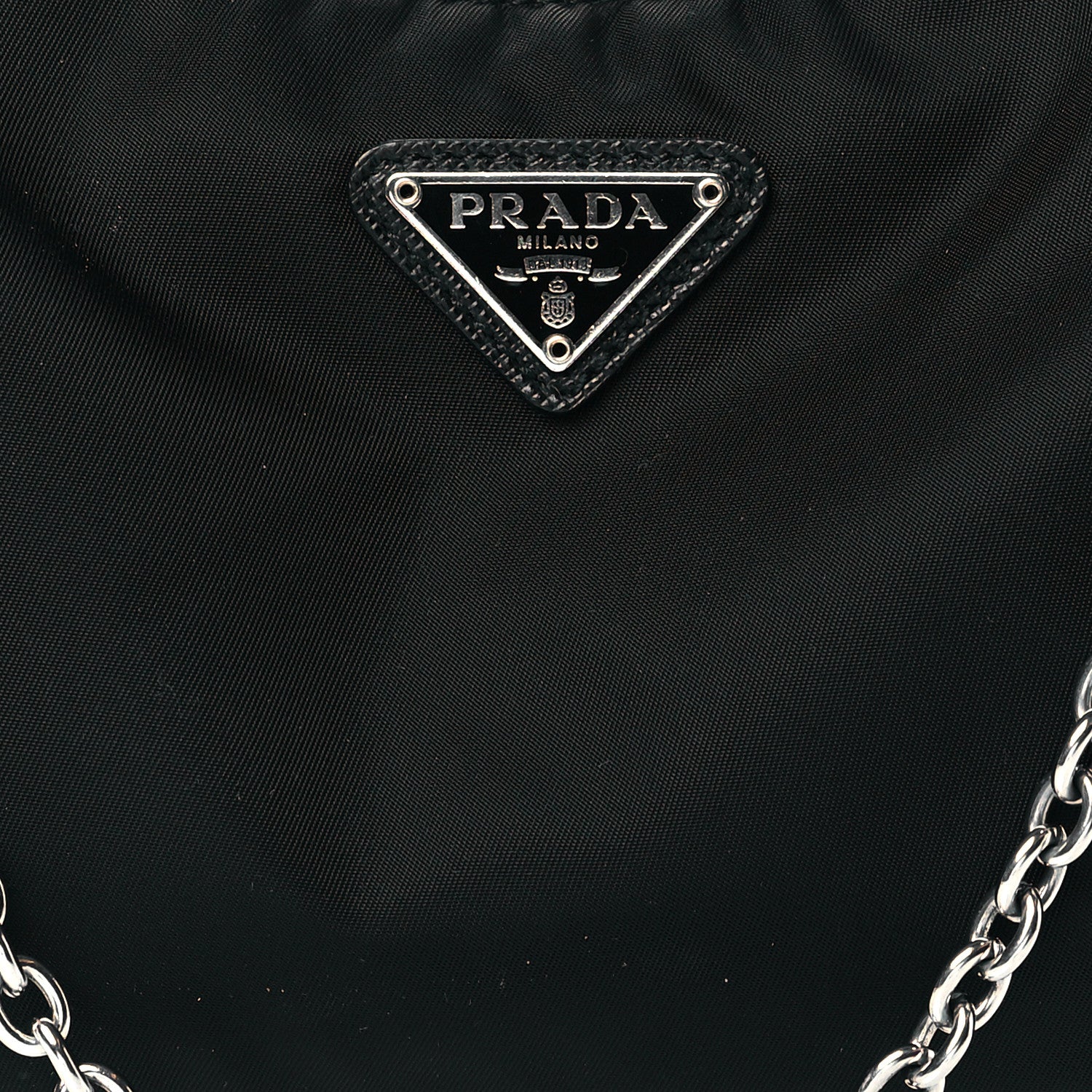 Prada Nylon Re-Edition 2005 Shoulder Bag Black 9 of 12