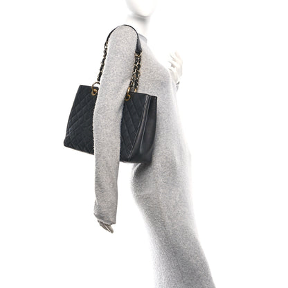 Chanel Caviar Quilted Grand Shopping Tote GST Black 2 of 10