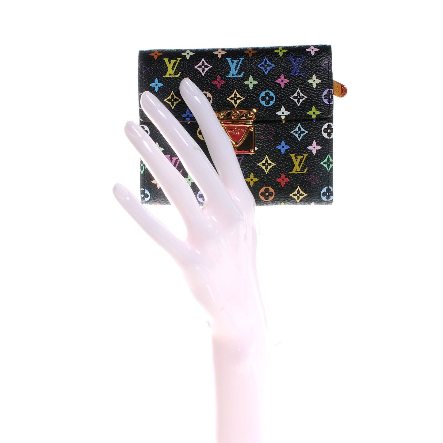 Monogram Multicolor Koala Wallet Black
