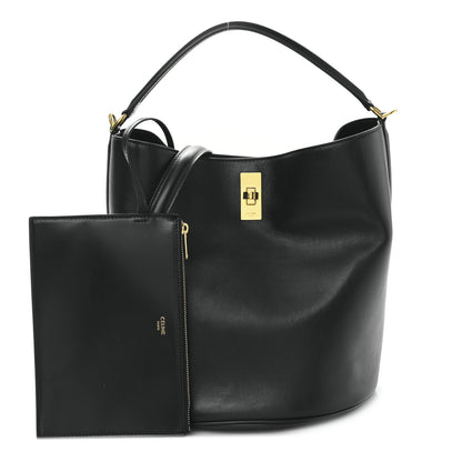 Celine Smooth Calfskin Bucket 16 Bag Black 1 of 11