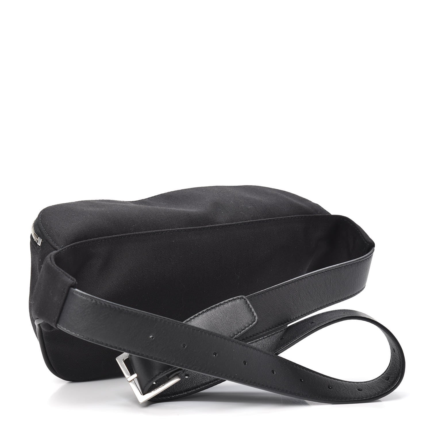 Saint Laurent Canvas Monogram Belt Bag Black 3 of 9
