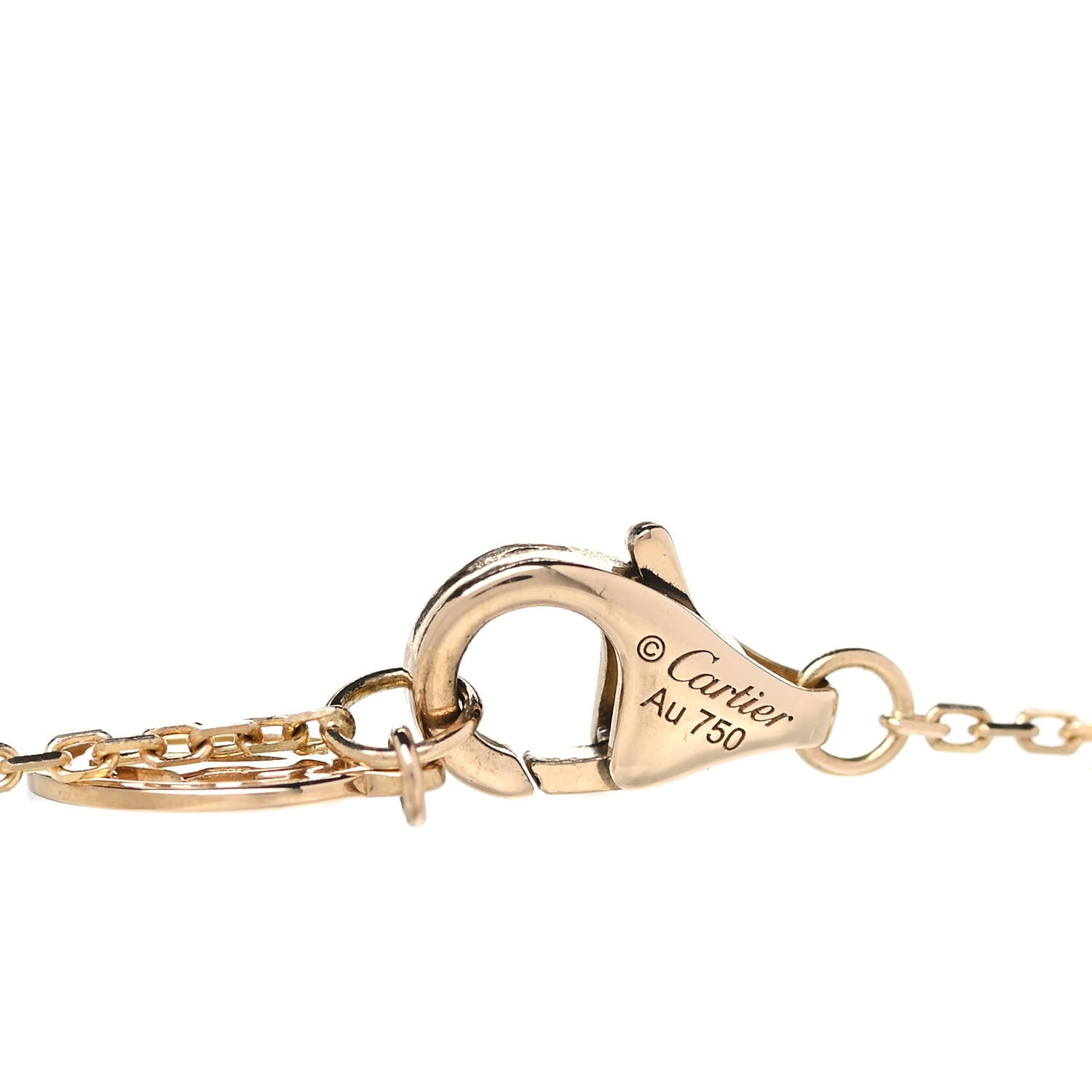 Cartier 18K Yellow Gold Diamond XS D'Amour Pendant Necklace 4 of 6