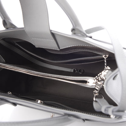 Chanel Grained Calfskin Small Neo Executive Shopper Tote Grey 6 of 8