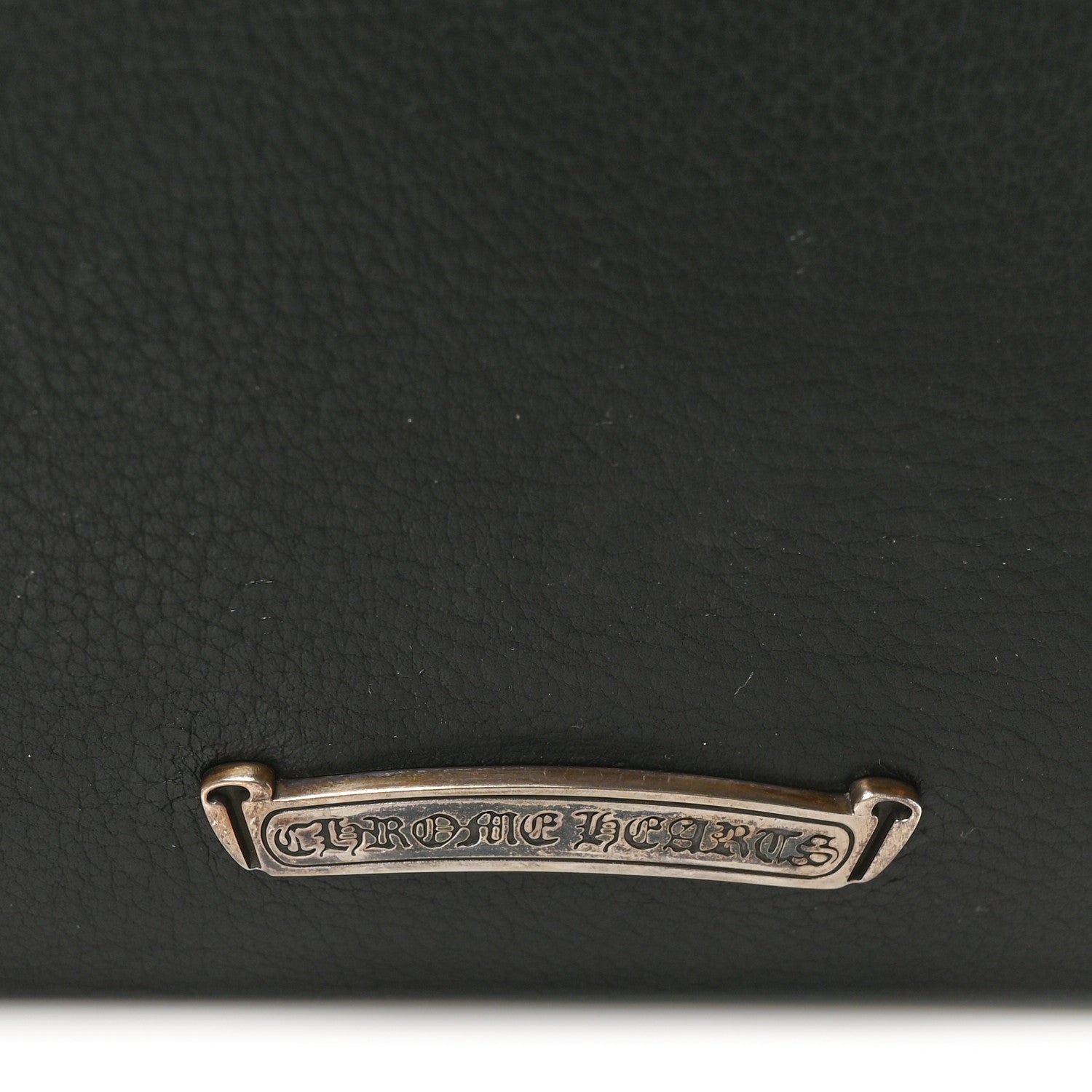 Chrome Hearts Grained Calfskin Cross Clutch Black 5 of 8