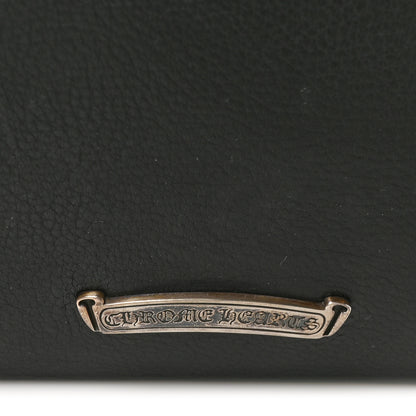 Chrome Hearts Grained Calfskin Cross Clutch Black 5 of 8