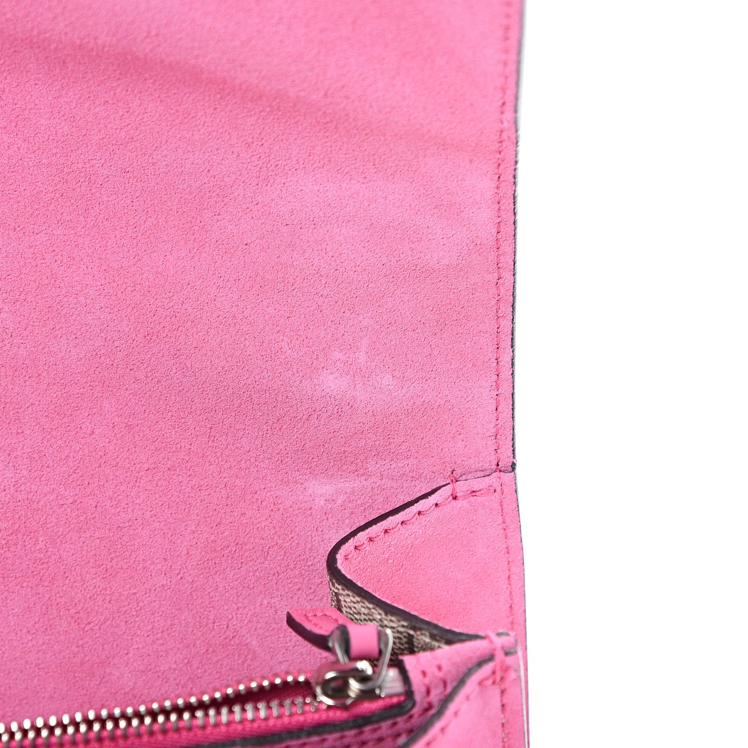 Gucci GG Supreme Monogram Suede Pierced Heart Embroidered Medium Dionysus Shoulder Bag Beige Ebony Pink Tropical Flower 7 of 14