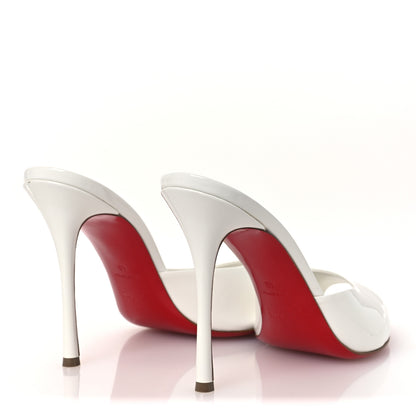 Christian Louboutin Patent Me Dolly 100 Sandals 40 White 5 of 13