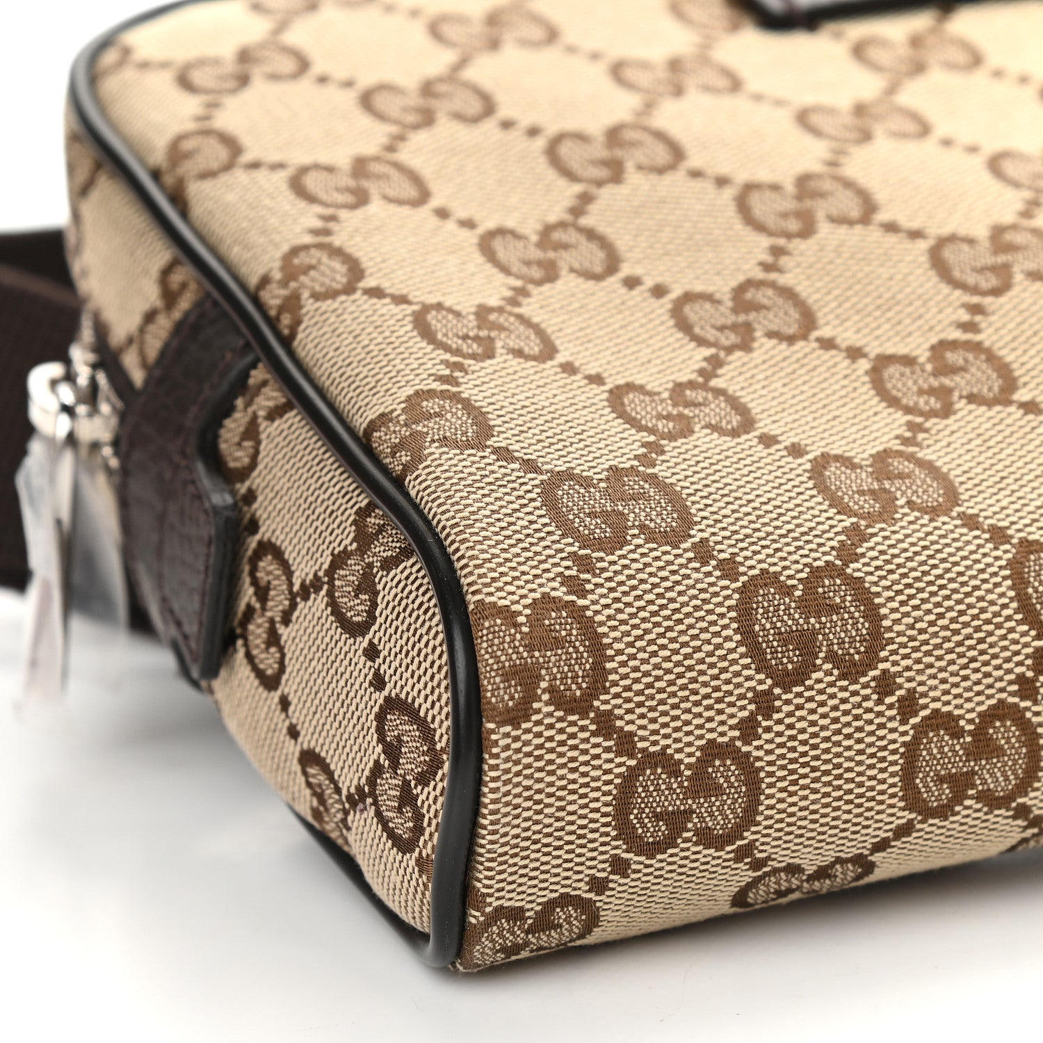Gucci Monogram Belt Bag Dark Brown 8 of 9