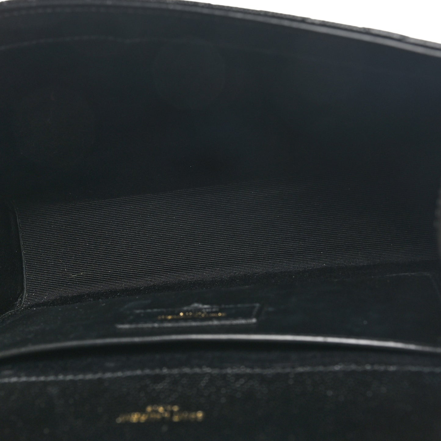 Grain De Poudre Textured Mixed Matelasse Triquilt Medium Monogram Satchel Black