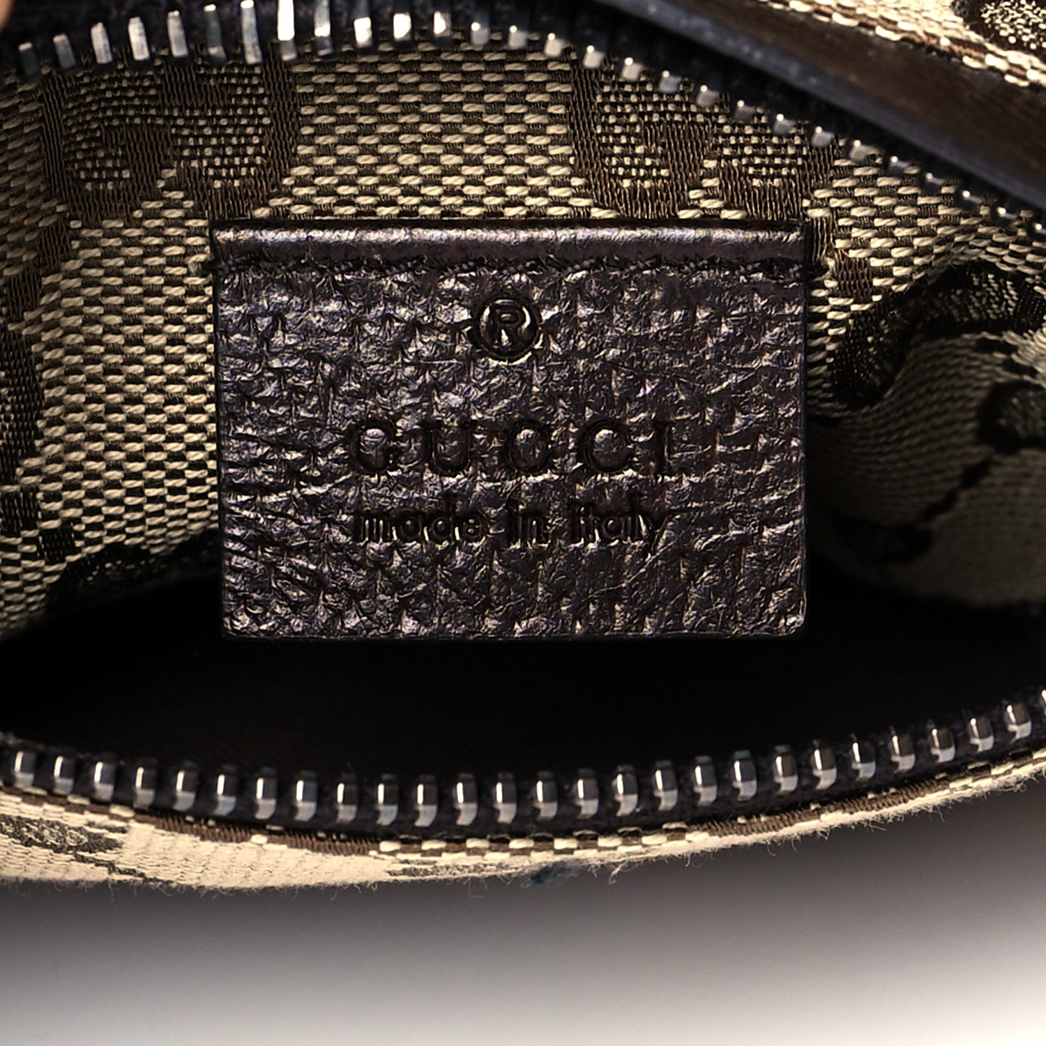 Gucci Monogram Web Belt Bag Dark Brown 6 of 10