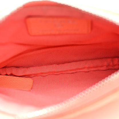 Chanel Caviar Quilted Small Cosmetic Case Coral 5 of 7