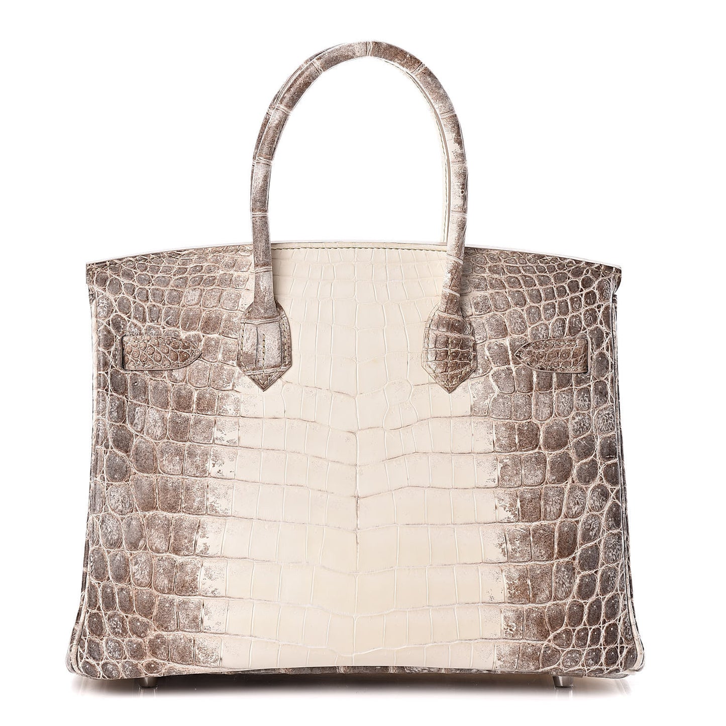 Matte Niloticus Crocodile Himalaya Birkin 30 Blanc