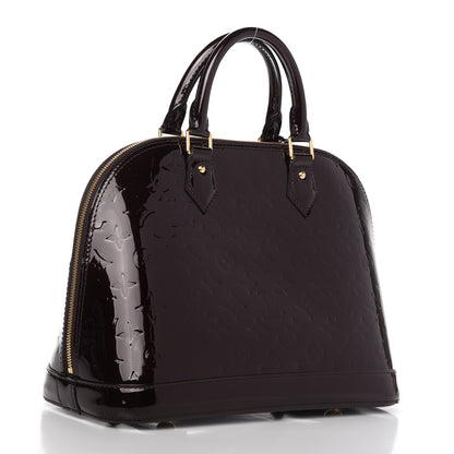 Louis Vuitton Vernis Alma PM Amarante 3 of 10