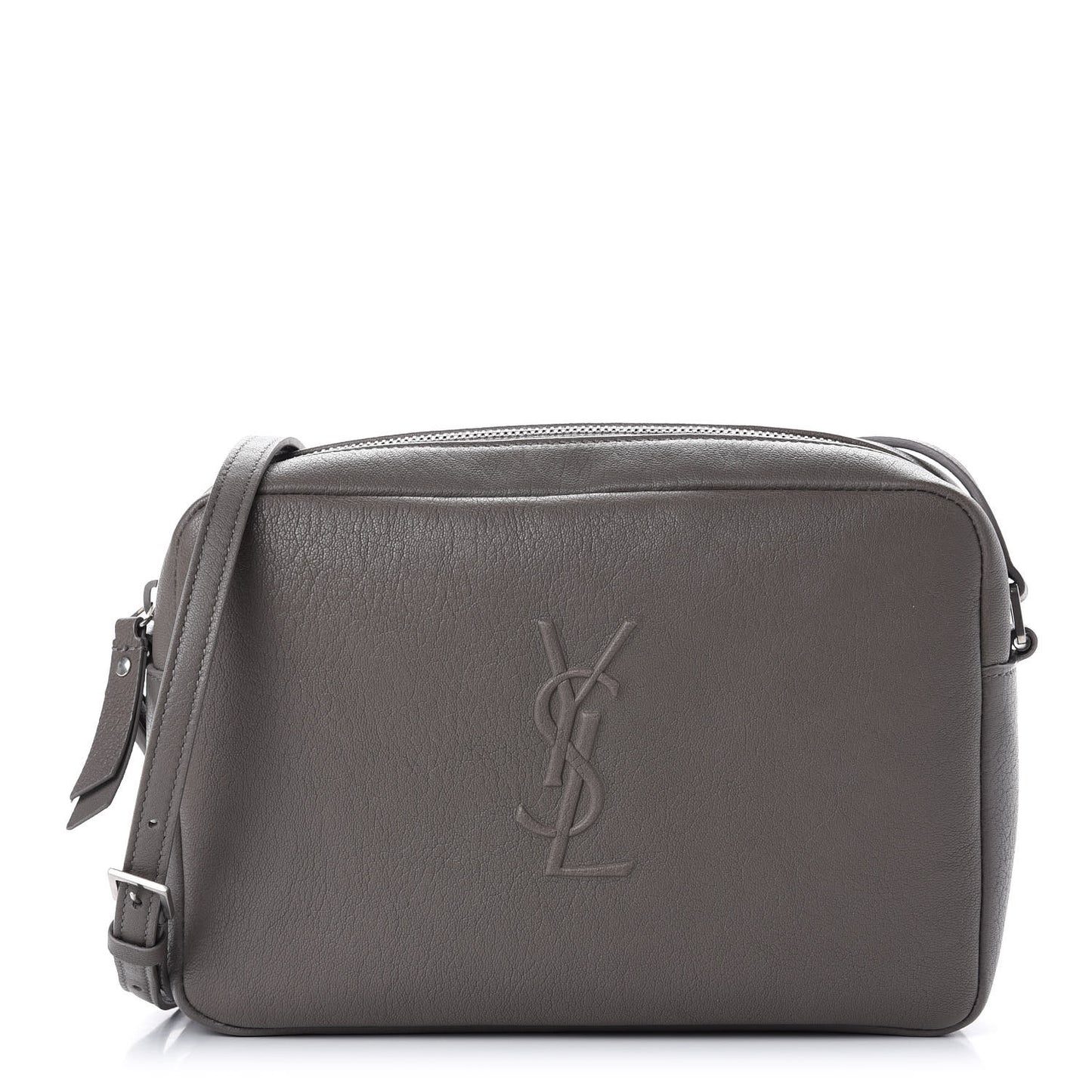 Lambskin Monogram Small Lou Camera Bag Asphalt