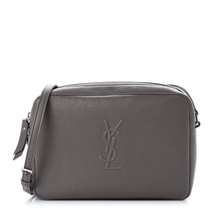 Saint Laurent Lambskin Monogram Small Lou Camera Bag Asphalt 1 of 12