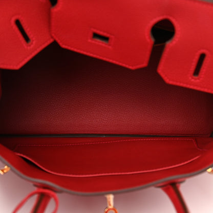 Hermes Togo Birkin 30 Rouge Vif 4 of 10