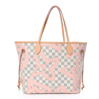 Louis Vuitton Damier Azur Tahitienne Neverfull MM 3 of 11