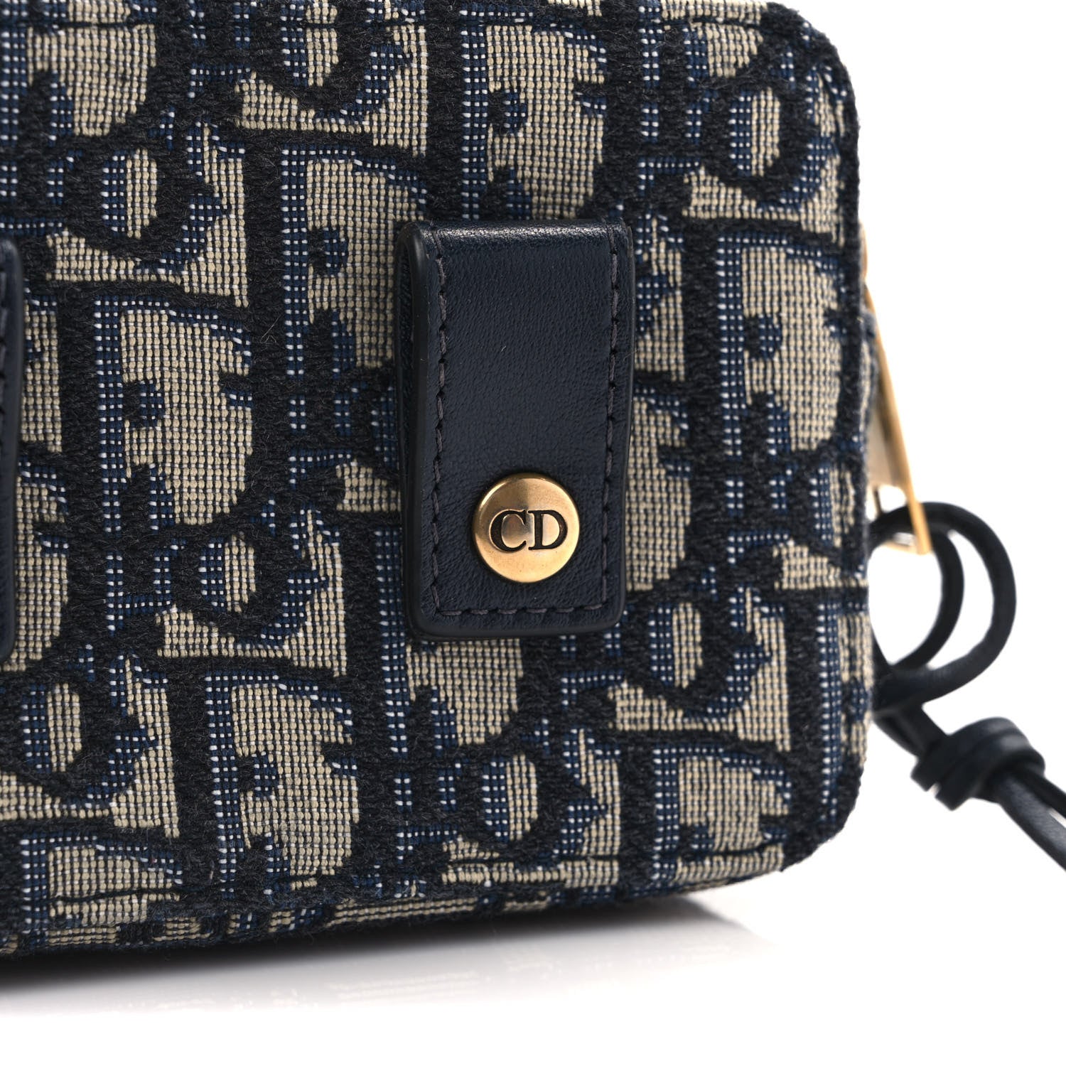 Christian Dior Oblique Belt Pouch Blue 9 of 9
