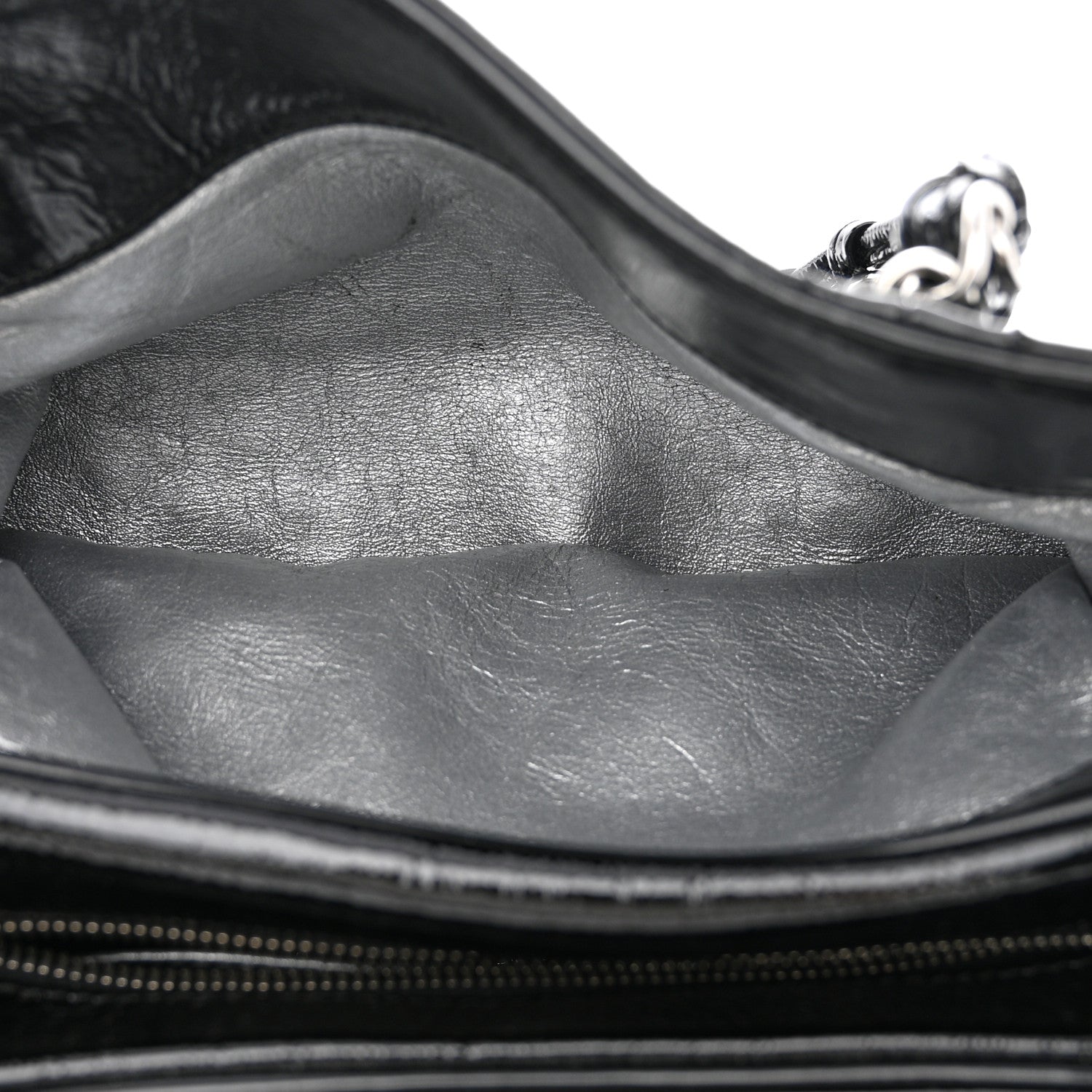 Chanel Patent Calfskin Small Luxe Ligne Tote Black 7 of 15