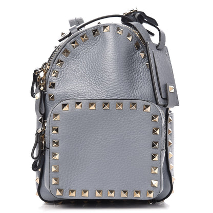 Valentino Garavani Calfskin Mini Rockstud Backpack Light Blue 1 of 8