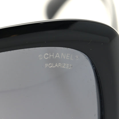 Chanel Acetate Polarized CC Sunglasses 5183 Black 7 of 8