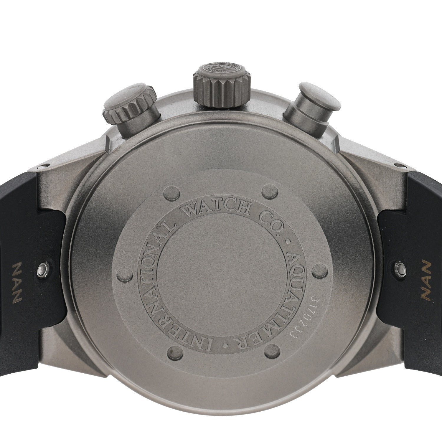 IWC Titanium Rubber 42mm Aquatimer Chronograph Automatic Watch Black IW371918 4 of 4
