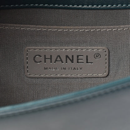 Chanel Velvet Quilted Small Boy Flap Turquoise 6 of 22