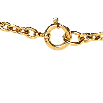 Chanel Chain CC Cross Necklace Gold 2 of 2