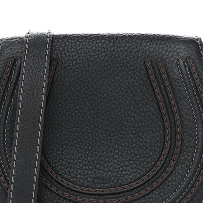 Chloe Calfskin Mini Marcie Round Crossbody Bag Black 9 of 15