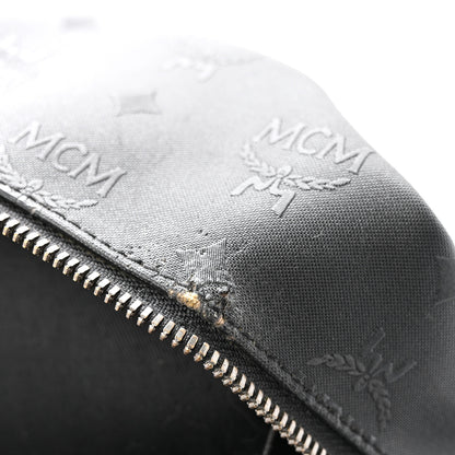 MCM Nylon Monogram Studded Stark Medium Backpack Black 15 of 16