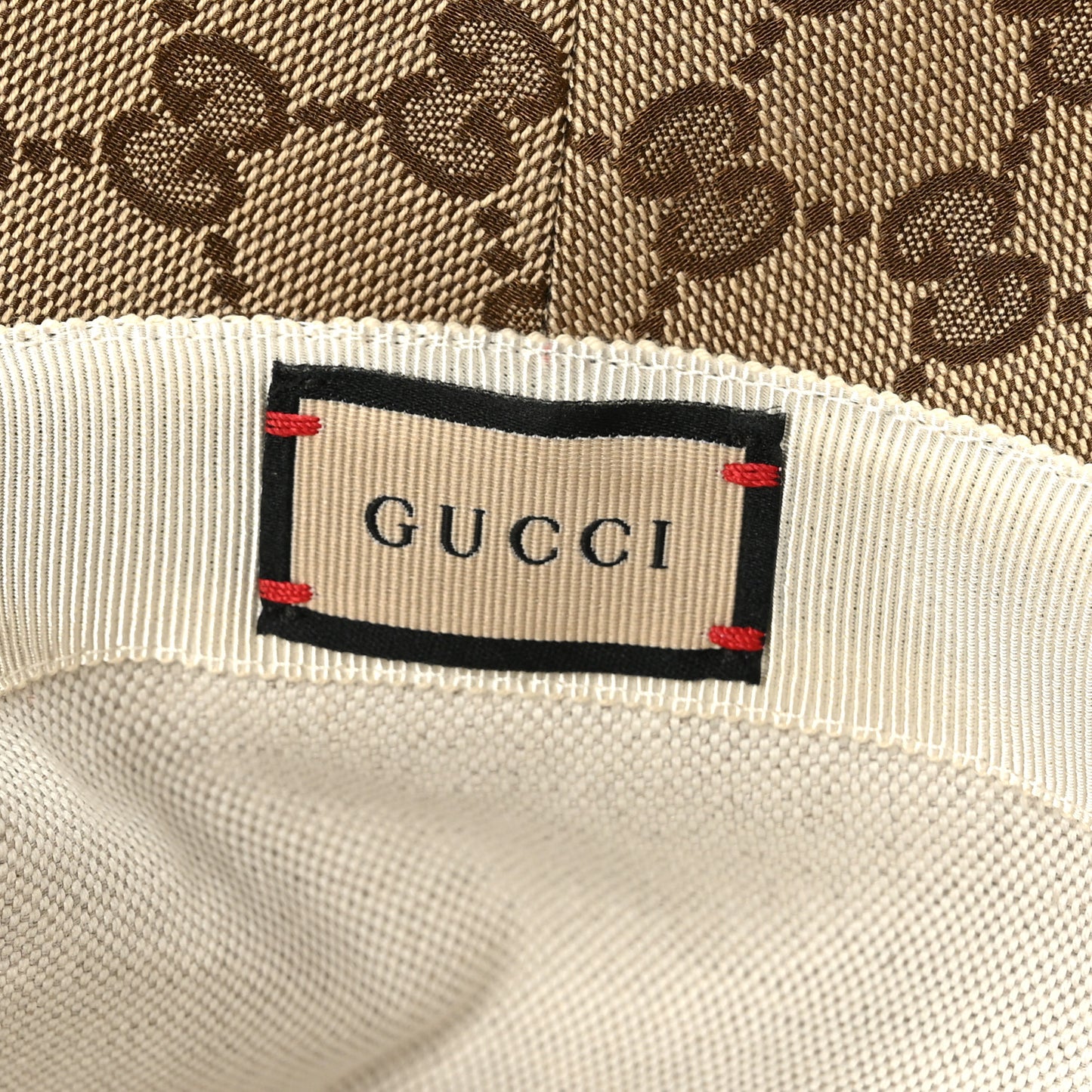 Monogram Wide Brim Hat L Beige