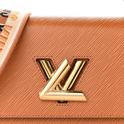 Louis Vuitton Epi Twist Shoulder Bag MM Gold Honey 7 of 9