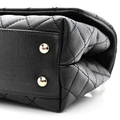 Chanel Caviar Quilted Mini Coco Handle Flap Black 10 of 10