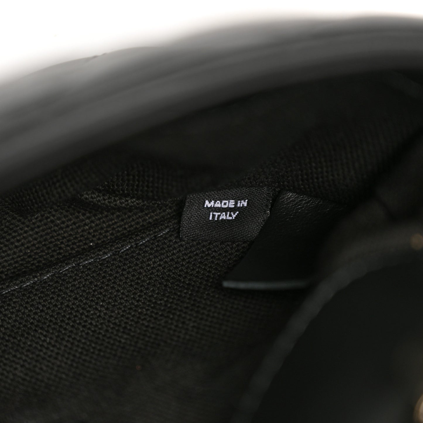 Calfskin Quilted CC Uniform Flap Belt Bag Black