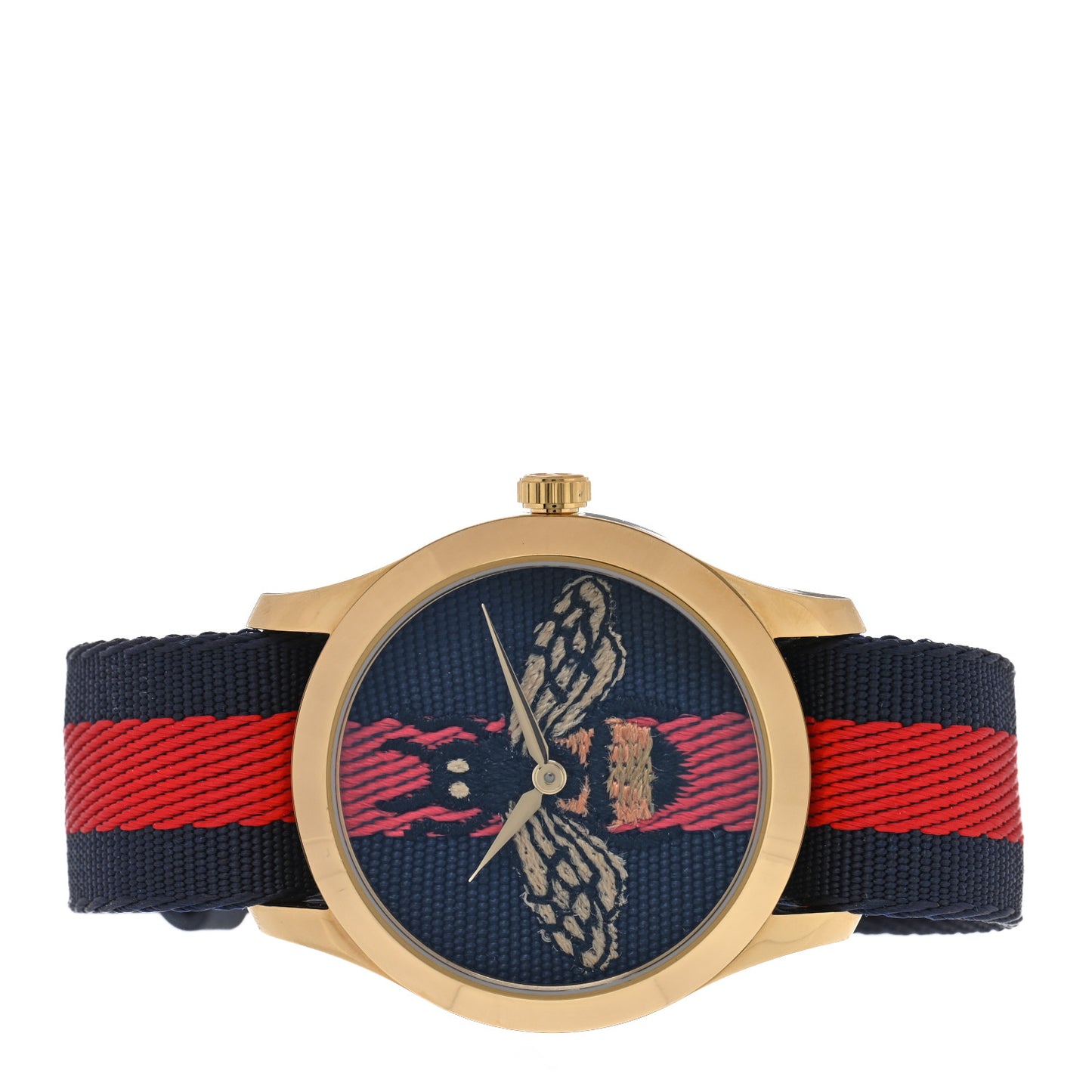 Stainless Steel Nylon 38mm Le Marche Des Merveilles Bee Quartz Watch Navy
