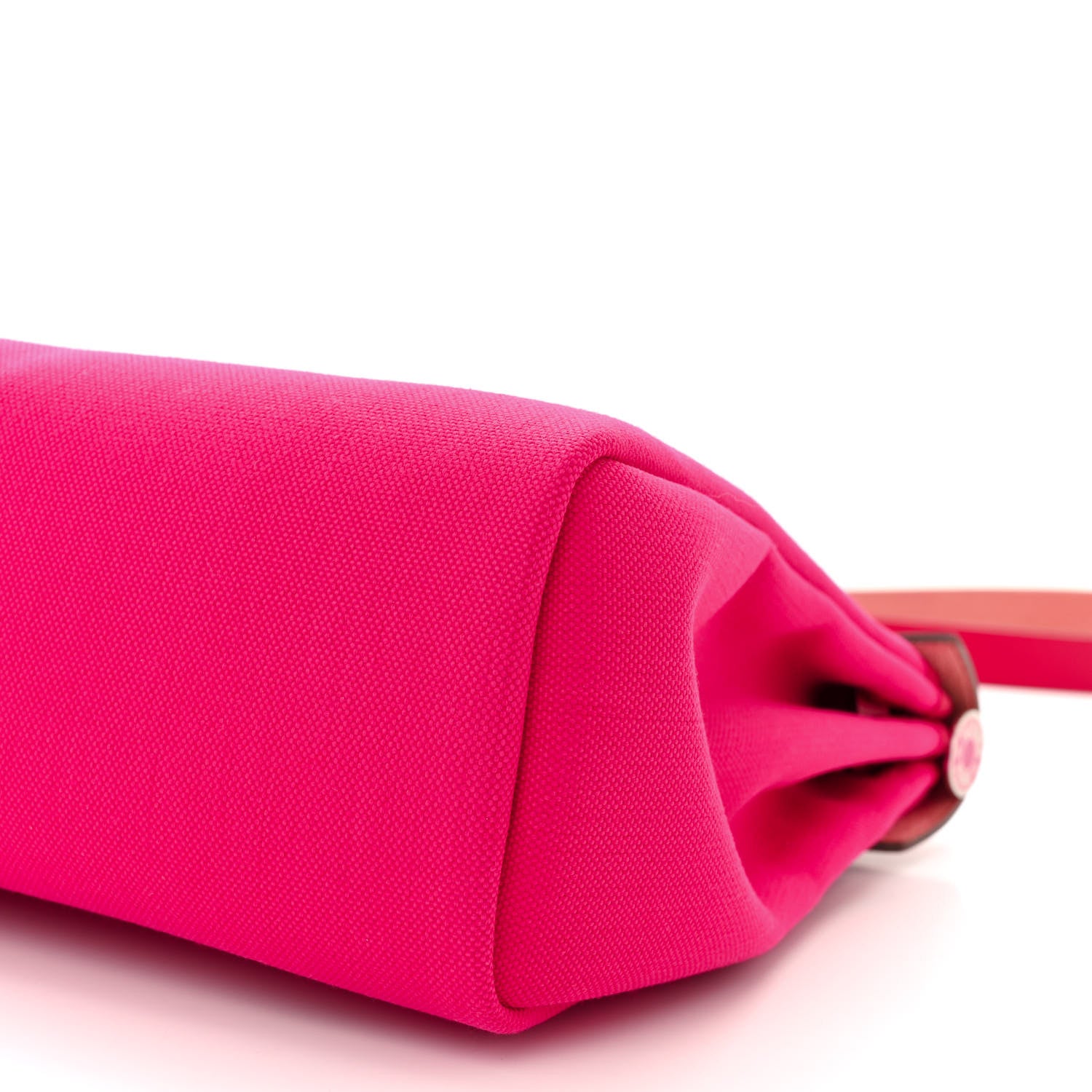 Hermes Toile Militaire Vache Hunter Laque Herbag Zip Retourne 31 PM Rose Mexico Rouge Piment 11 of 12