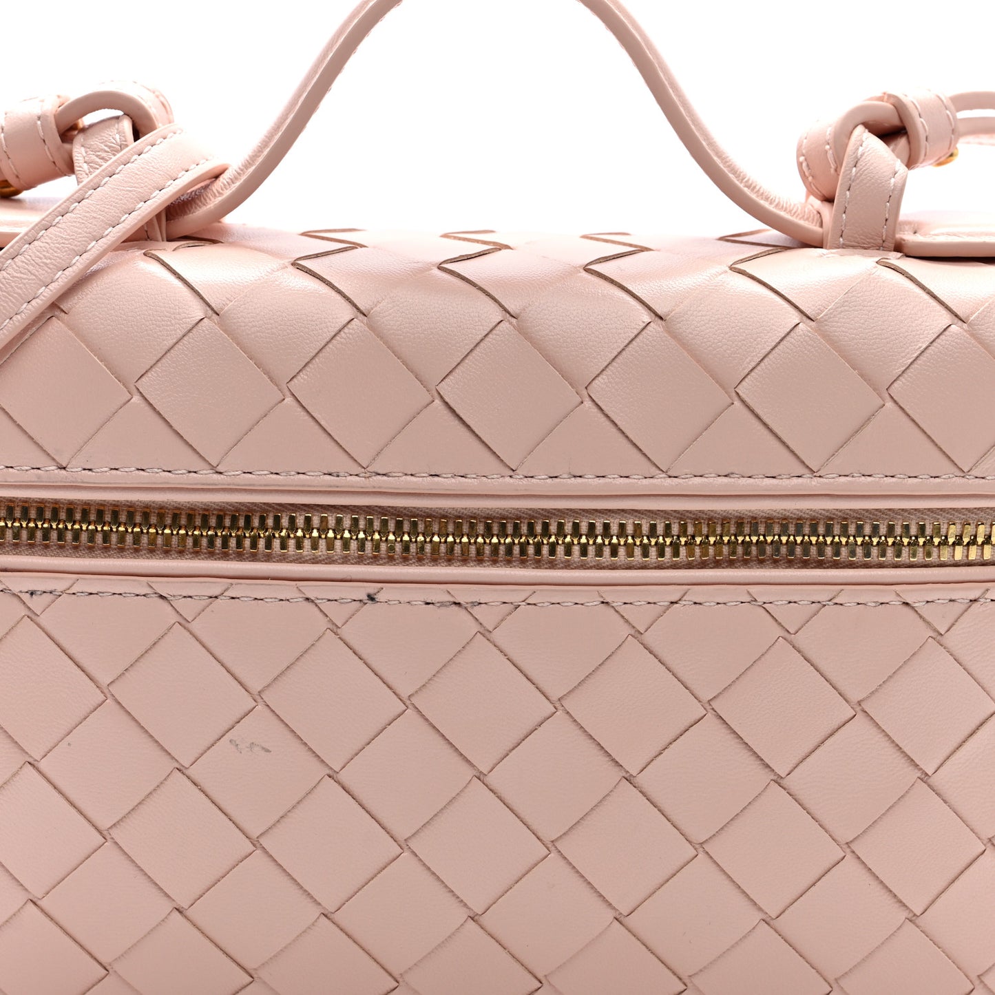 Calfskin Intrecciato Bang Bang Vanity Case Cameo