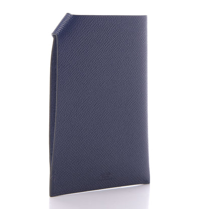 Hermes Epsom Tarmac PM Passport Holder Bleu Saphir 3 of 9