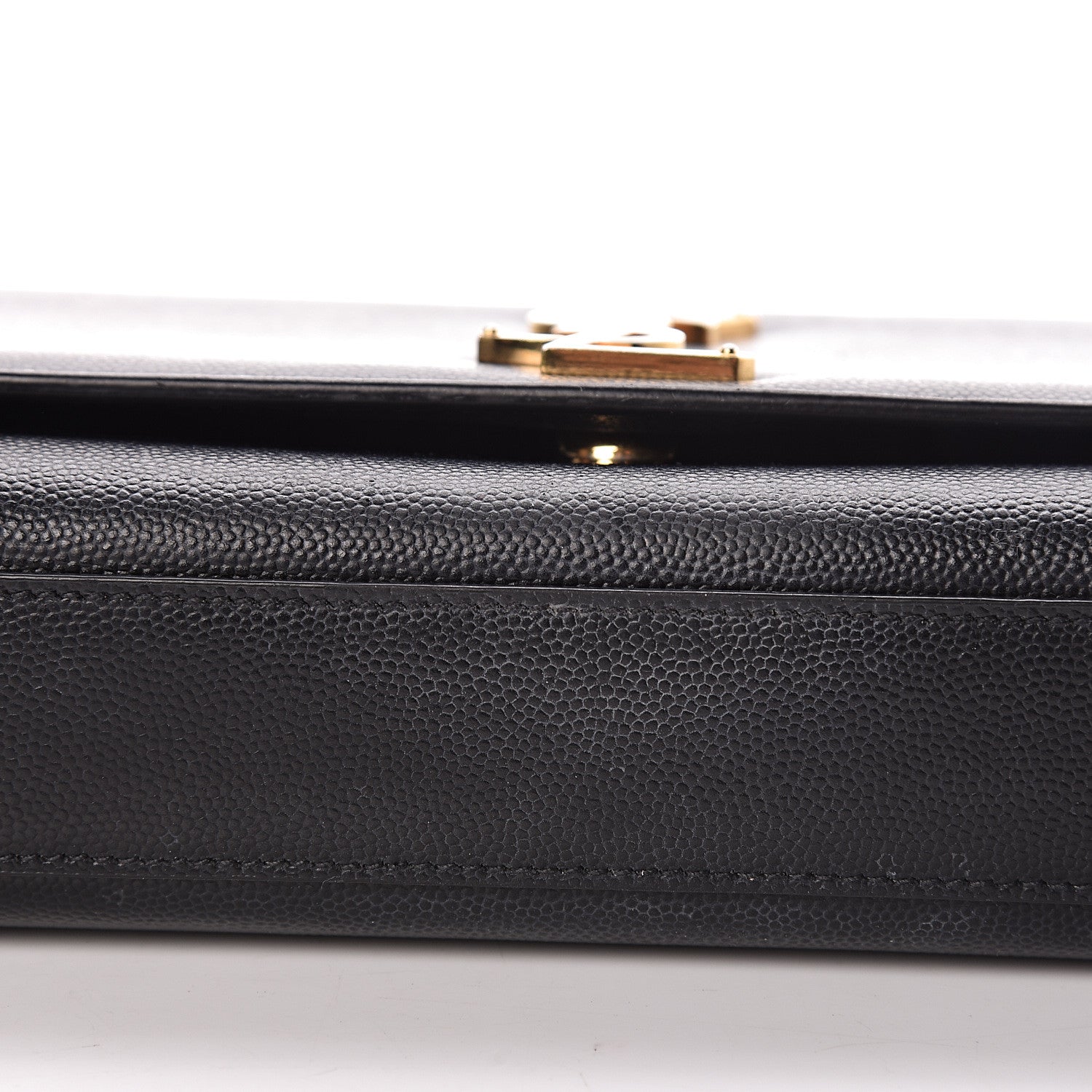 Saint Laurent Grain De Poudre Medium Classic Monogram Kate Satchel Black 10 of 11