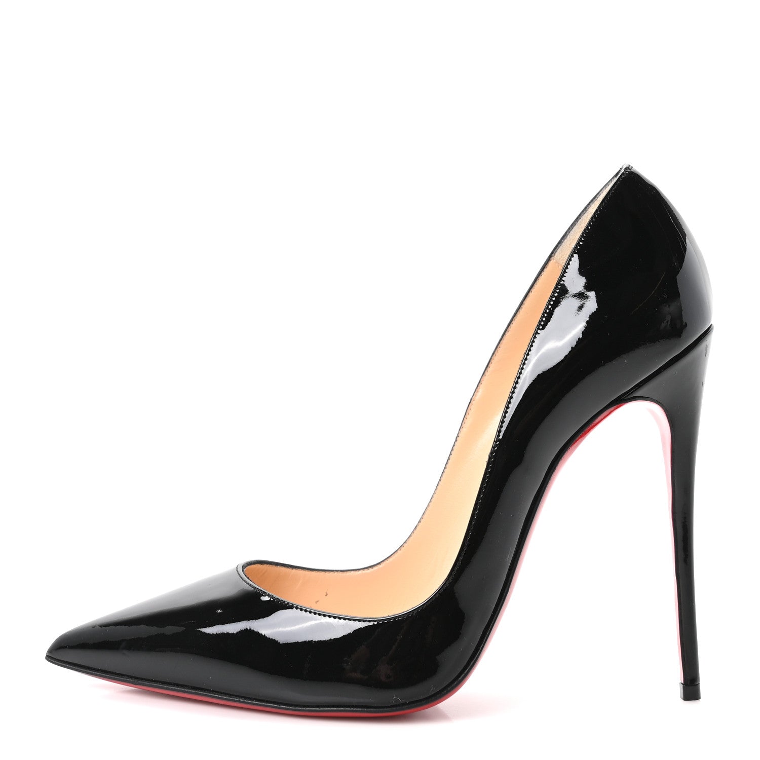 Christian Louboutin Patent So Kate 120 Pumps 38 Black 1 of 9