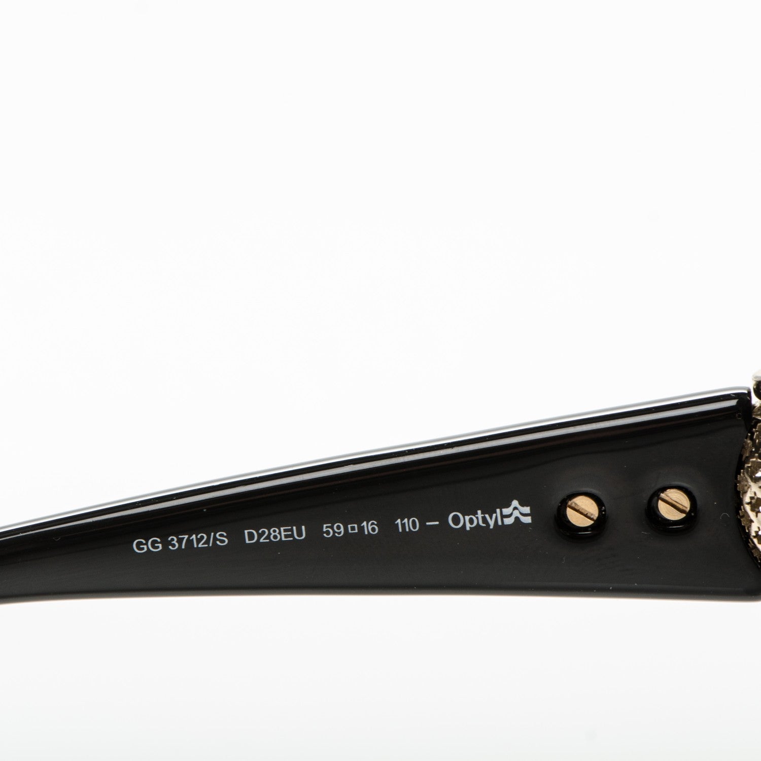 Gucci Horsebit Sunglasses 3712/S Black 5 of 7