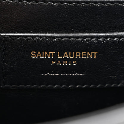 Saint Laurent Grain De Poudre Small Monogram Kate Satchel Black 6 of 10